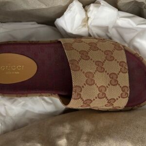 Gucci Platform Slides